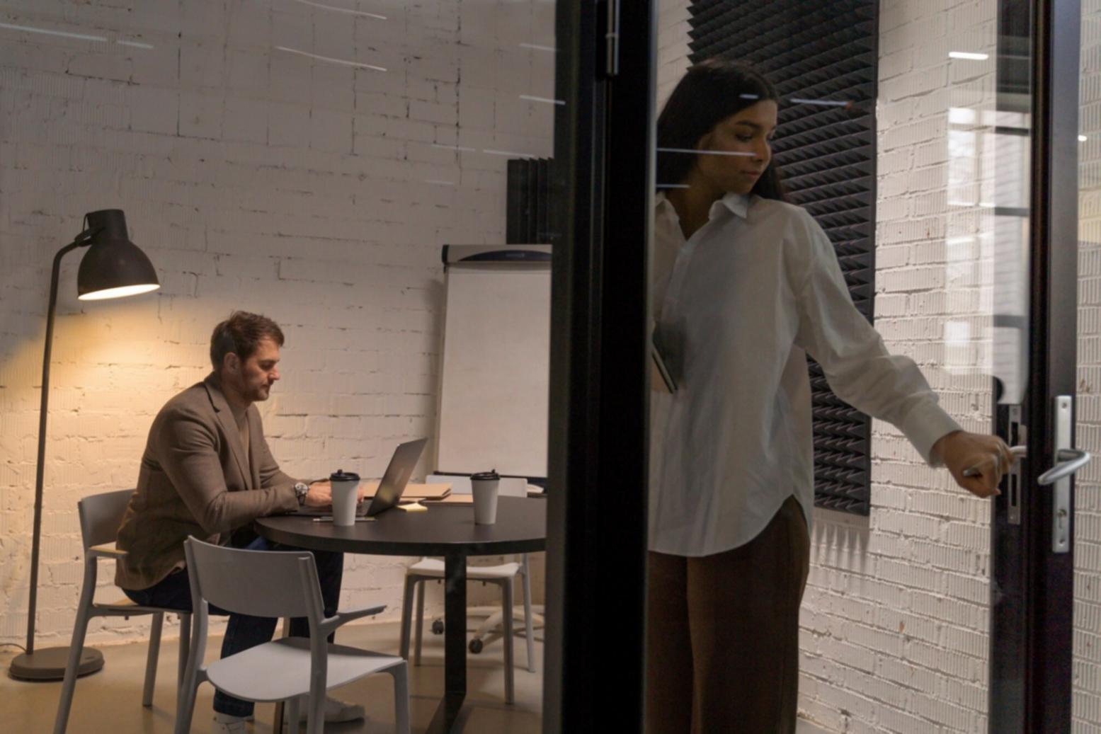 Interactive banking education session with hands-on learning materials